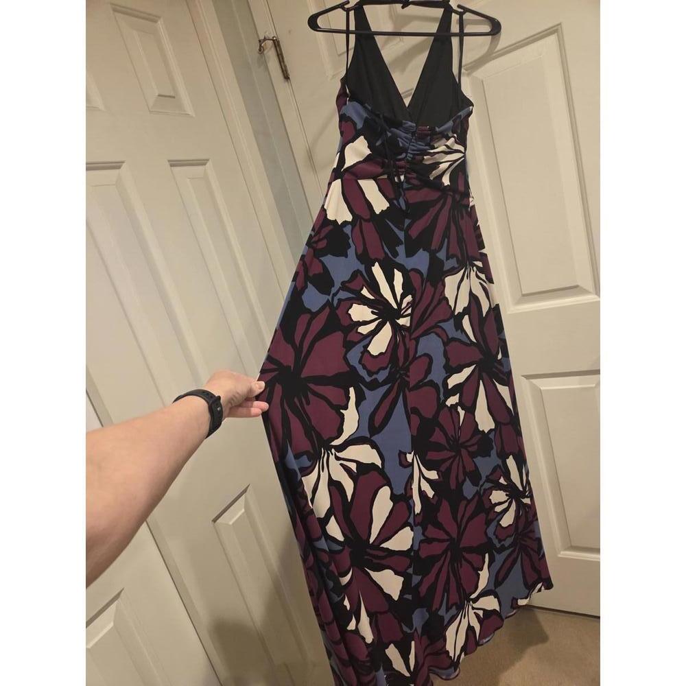 Nine West Floral Pattern Maxi Dress Size 6 - Picture 13 of 14